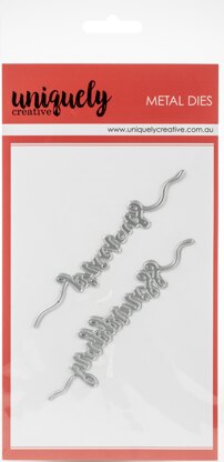 Uniquely Creative Metal Dies - Small Words