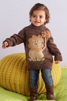 Pullover in Lion Brand Wool-Ease - L10010