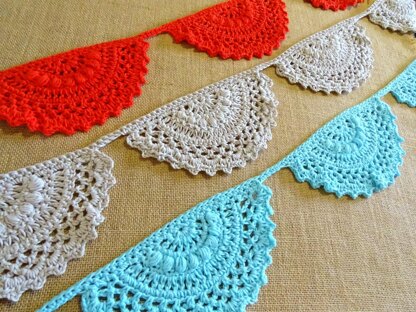 Crochet Boho Garland Bunting