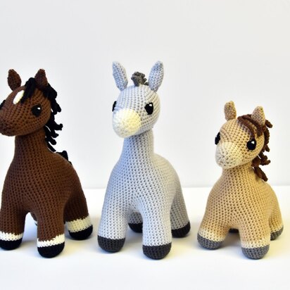 Horse, Poney, Donkey Pattern Set