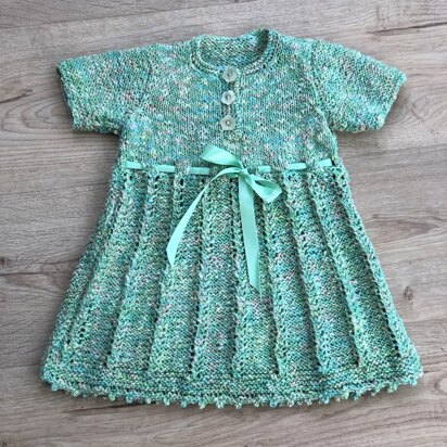 Toddler's Dress with Ribbon Tie