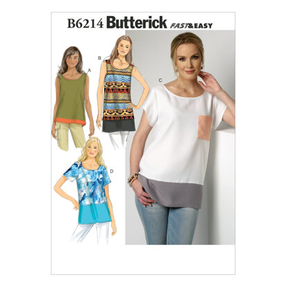 Butterick Top für Damen B6214 - Schnittmuster