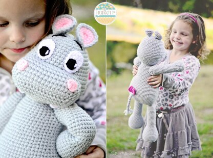 Happy Hippo the Hippopotamus Amigurumi