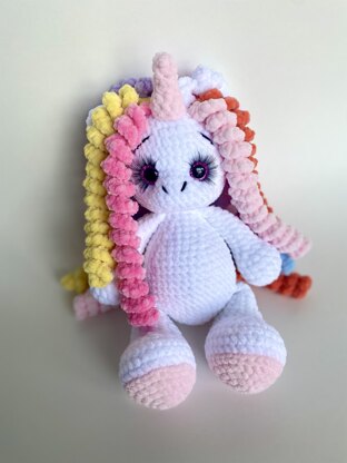 Unicorn ELLIE PDF File Pattern_Amigurumi Crochet toy Pattern