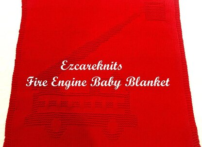 Fire Engine Baby Blanket