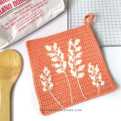 Wheat Ears Potholder