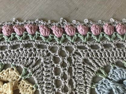 Rebekah's Flower Baby Blanket