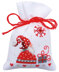 Vervaco Pot-Pourri Bags - Christmas Gnomes Cross Stitch Kit (3 pcs) - 8cm x 12cm 