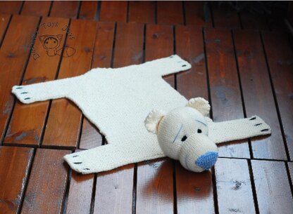 Baby Blanket Polar Bear Rug ( Mat )