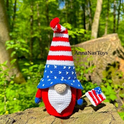 USA Patriotic American Gnome_boy