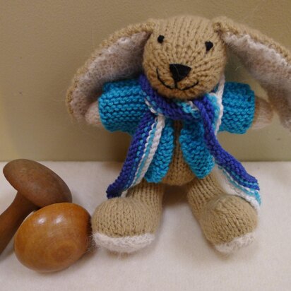 Rhubarb and Custard Bear and Rabbit Toys - knitting pattern