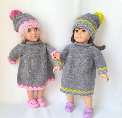 Doll Snowy Day Outfit