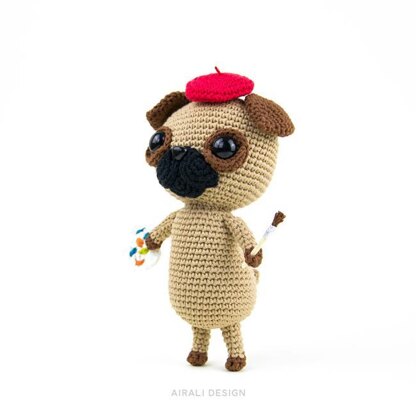 Albert the amigurumi Pug