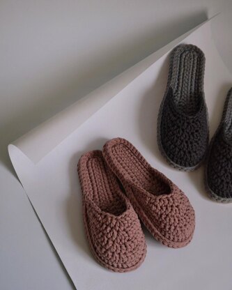 Cotton House Slippers Crochet Pattern, Crochet Home Shoes Video Tutorial Step-by-step