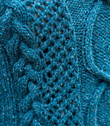 Route 1 Sweater in Berroco Remix Aran