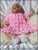‘English Country Garden’ Knitting pattern for doll 16-22” or newborn/0-3m baby