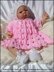 ‘English Country Garden’ Knitting pattern for doll 16-22” or newborn/0-3m baby