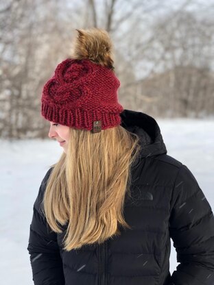 Knit Celtic Heart Beanie