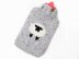 Pink Sheep Chunky Hot Water Bottle Cover