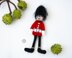 Queens guard ornament  knitting flat