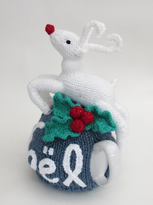 Noël Rudolph Tea Cosy, Egg Cosy and Mug Warmer Set