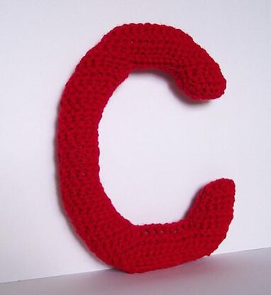 Capital C Alphabet Letter Pattern