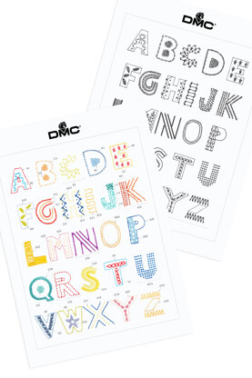 Stitch Alphabet  in DMC - PAT0150 -  Downloadable PDF