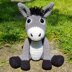 Dennis the Donkey - US Terminology - Amigurumi