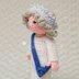 Princess, Queen CROCHET Doll Pattern - Advanced - UK Terminology