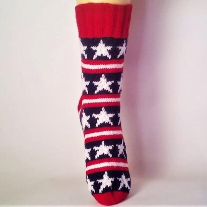 Stars and stripes socks