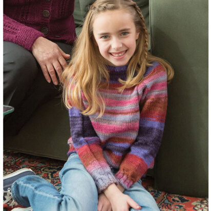 Take It Easy Child's Pullover in Classic Elite Yarns Liberty Wool Solids - Downloadable PDF
