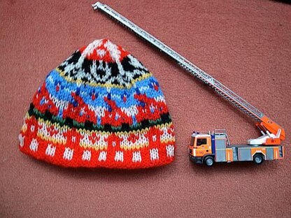 Fire brigade kids beanie