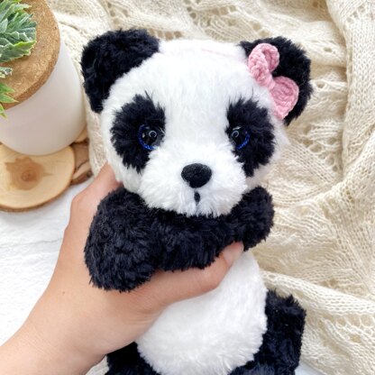 Cute teddy panda bear