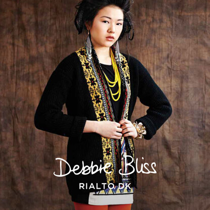 Debbie Bliss Jacket with Pattern Border PDF