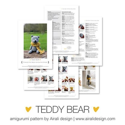 Teddy bear - amigurumi