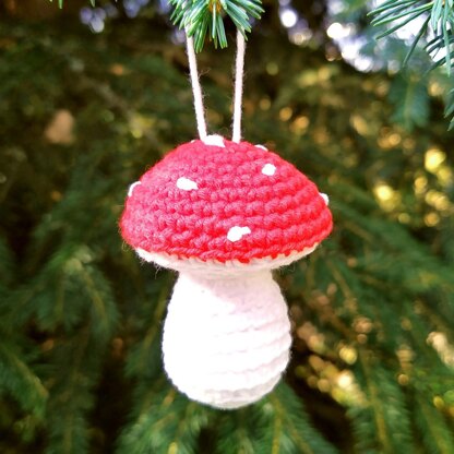 Christmas Ornament Small Mushroom