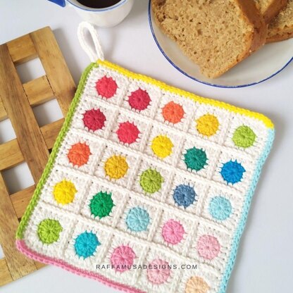 Scrappy Dots Potholder