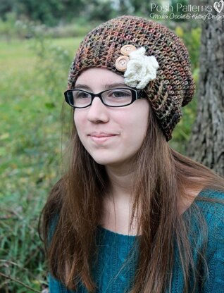 Slouchy Hat & Ruffle 219