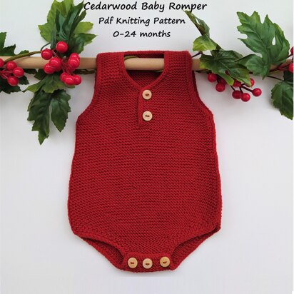 Cedarwood Baby Romper | 0-24 months