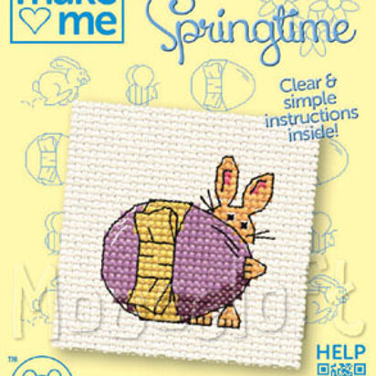 Mouseloft Make Me for Springtime Easter Egg Cross Stitch Kit - 64mm