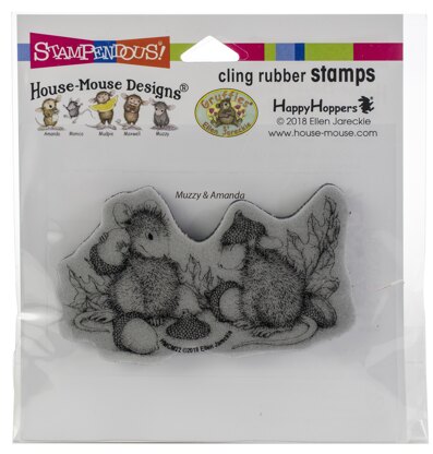 Stampendous House Mouse Cling Stamp - Acorn Cap