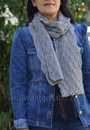 #266 Alpaca Crochet Scarf