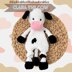 Clara Cow Snuggler Crochet Pattern | No-Sew Amigurumi