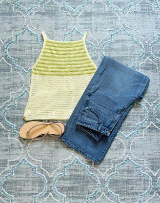 SOMM Women Crochet Tank Top