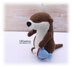 Otter with Fish Crochet Pattern