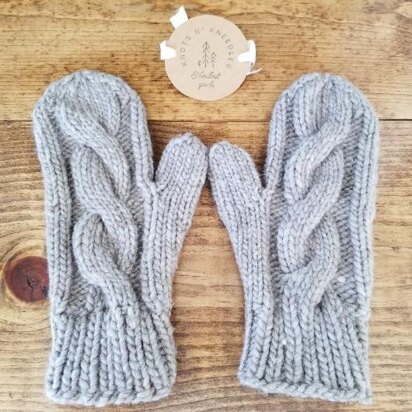 Burr Oak Mittens - knitting pattern