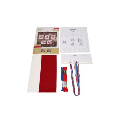 Anchor Nordic Decorations Cross Stitch Kit - 7 x 7 cm - AKE0016-00001