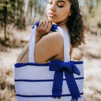 Simple Striped Tote Bag