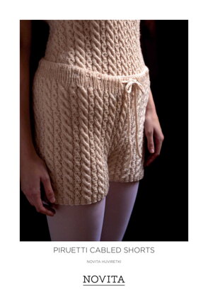 Piruetti Cabled Shorts in Novita - 0070002 - Downloadable PDF