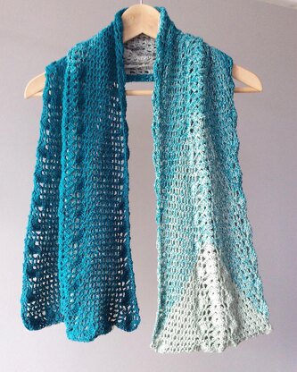 Shell Twister scarf or shawl